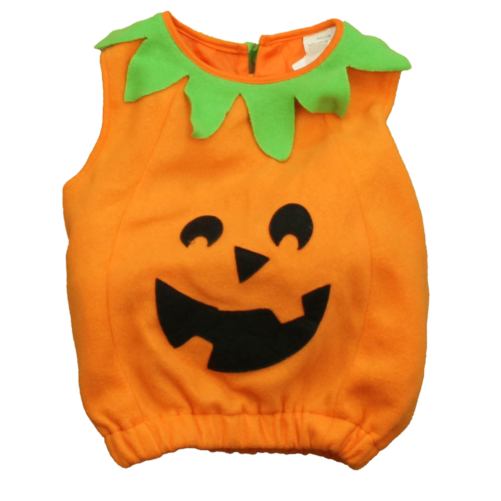 Unknown Brand Boys Orange Pumpkin Costume size: 6-9 Months